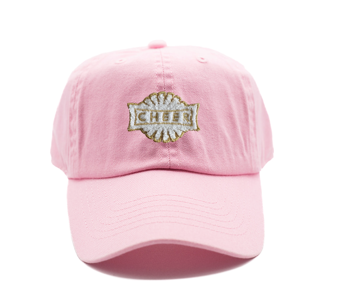 Light Pink Hat + Terry Cheer Patch