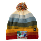 California Pom Pom Hat