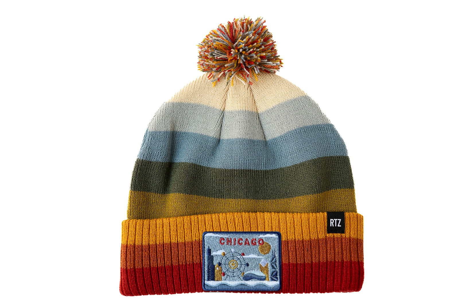 Chicago Pom Pom Hat