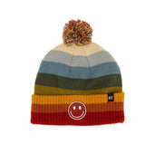 Smiley Pom Pom Hat