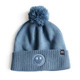 Smiley Pom Pom Hat