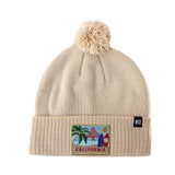 California Pom Pom Hat
