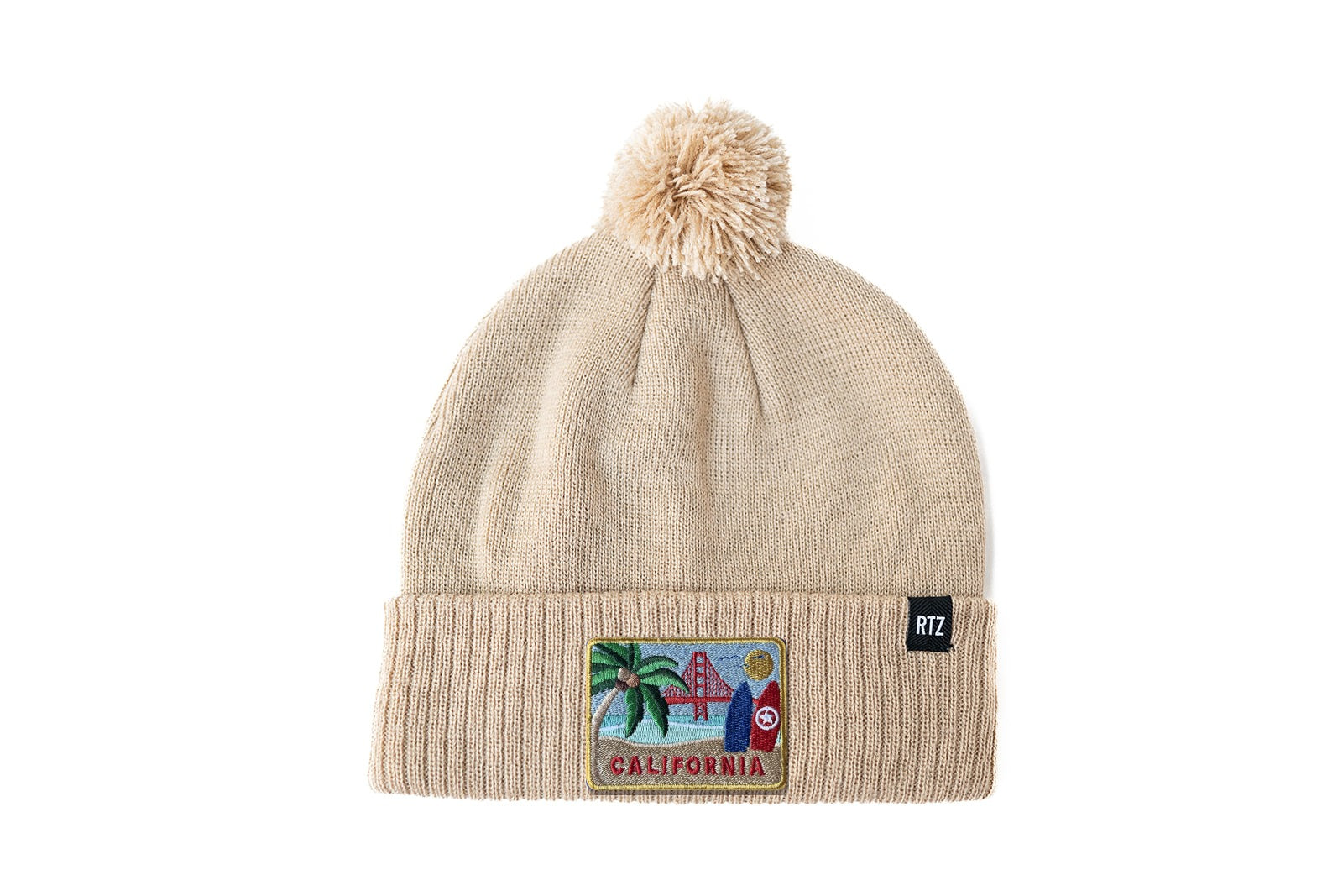 California Pom Pom Hat