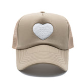Terry Heart Foam Trucker Hat