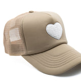 Terry Heart Foam Trucker Hat