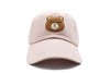 Dusty Rose Teddy Bear Hat