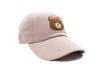 Dusty Rose Teddy Bear Hat