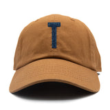 Blue Terry Letter Patch Baseball Hat