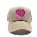 Terry Heart Trucker Hat