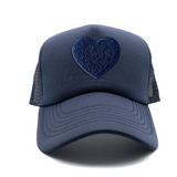 Terry Heart Trucker Hat