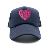 Terry Heart Trucker Hat