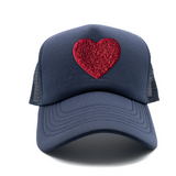 Terry Heart Trucker Hat