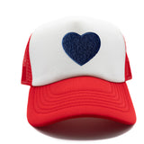 Terry Heart Trucker Hat