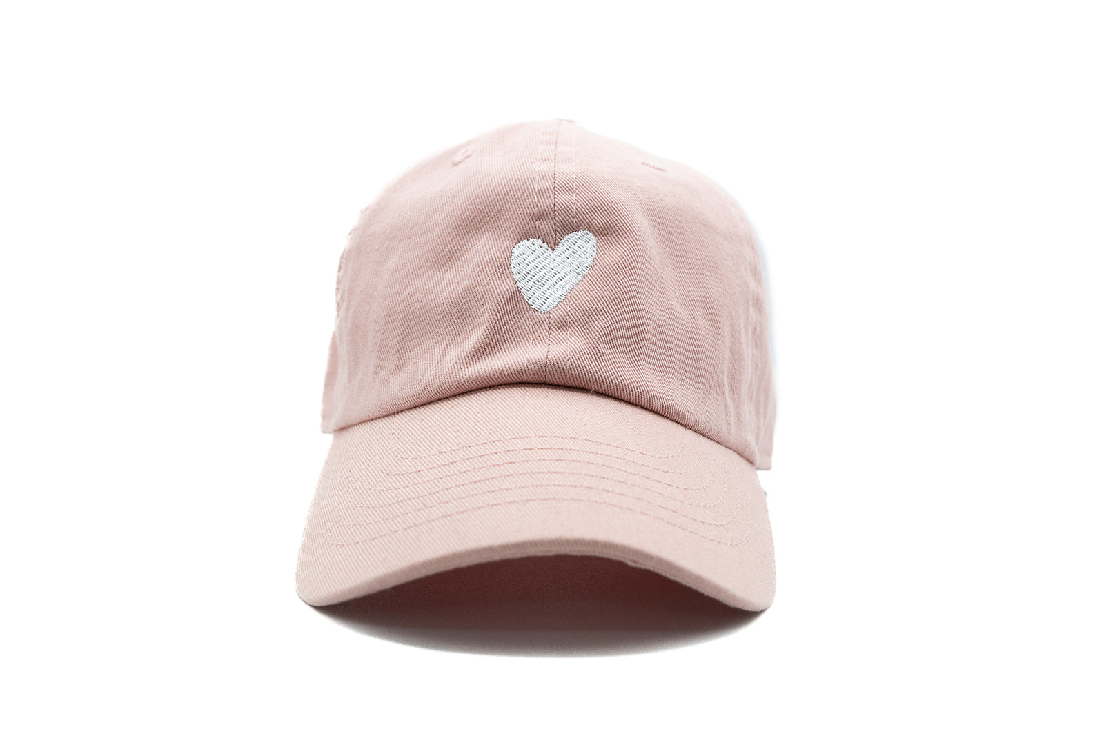 Dusty Rose Tiny Heart Hat