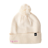 Custom Text Pom Pom Hat