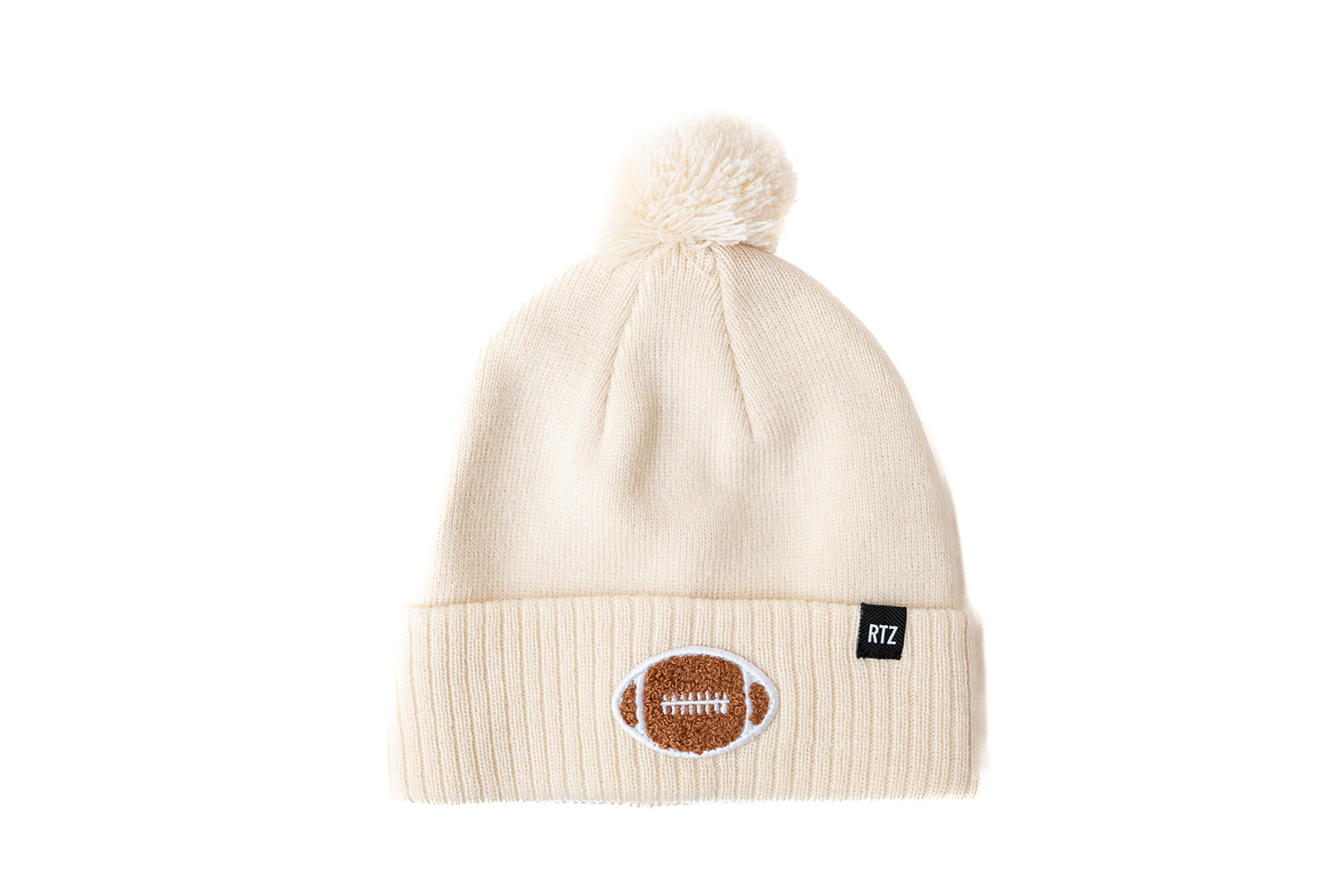 Football Patch Pom Pom