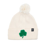 Shamrock Patch Pom Pom Hat