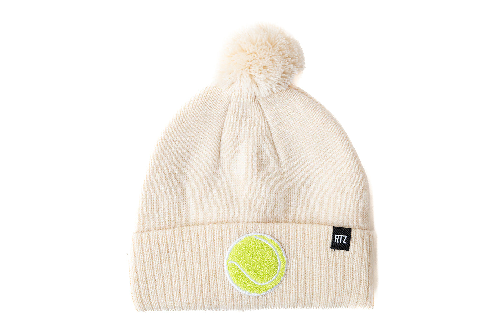 Tennis Patch Pom Pom Hat