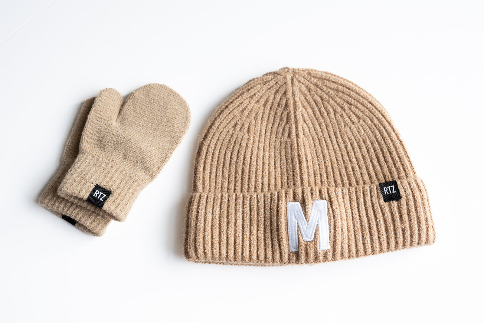 Wheat Letter Beanie