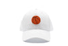 White Snapback Hat + Terry Basketball