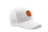 White Snapback Hat + Terry Basketball