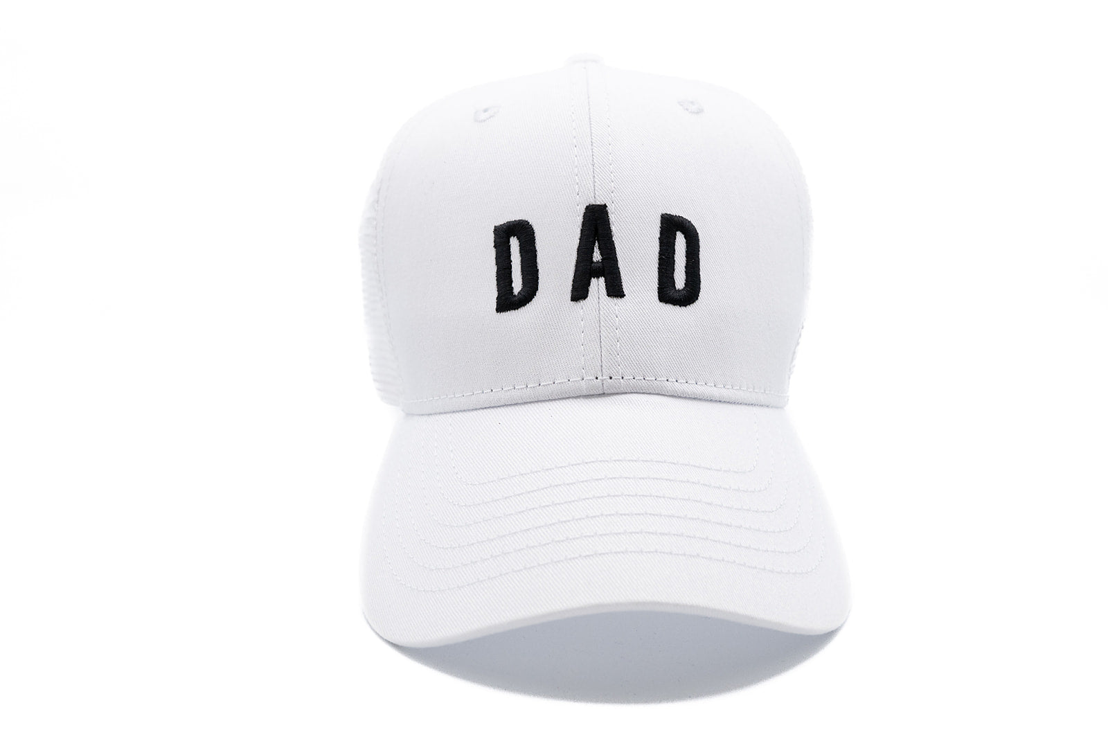 Imperfect Dad Hat in White Snapback