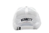 White Snapback Hat + Terry Football