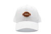 White Snapback Hat + Terry Football