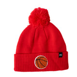 Basketball Patch Pom Pom Hat