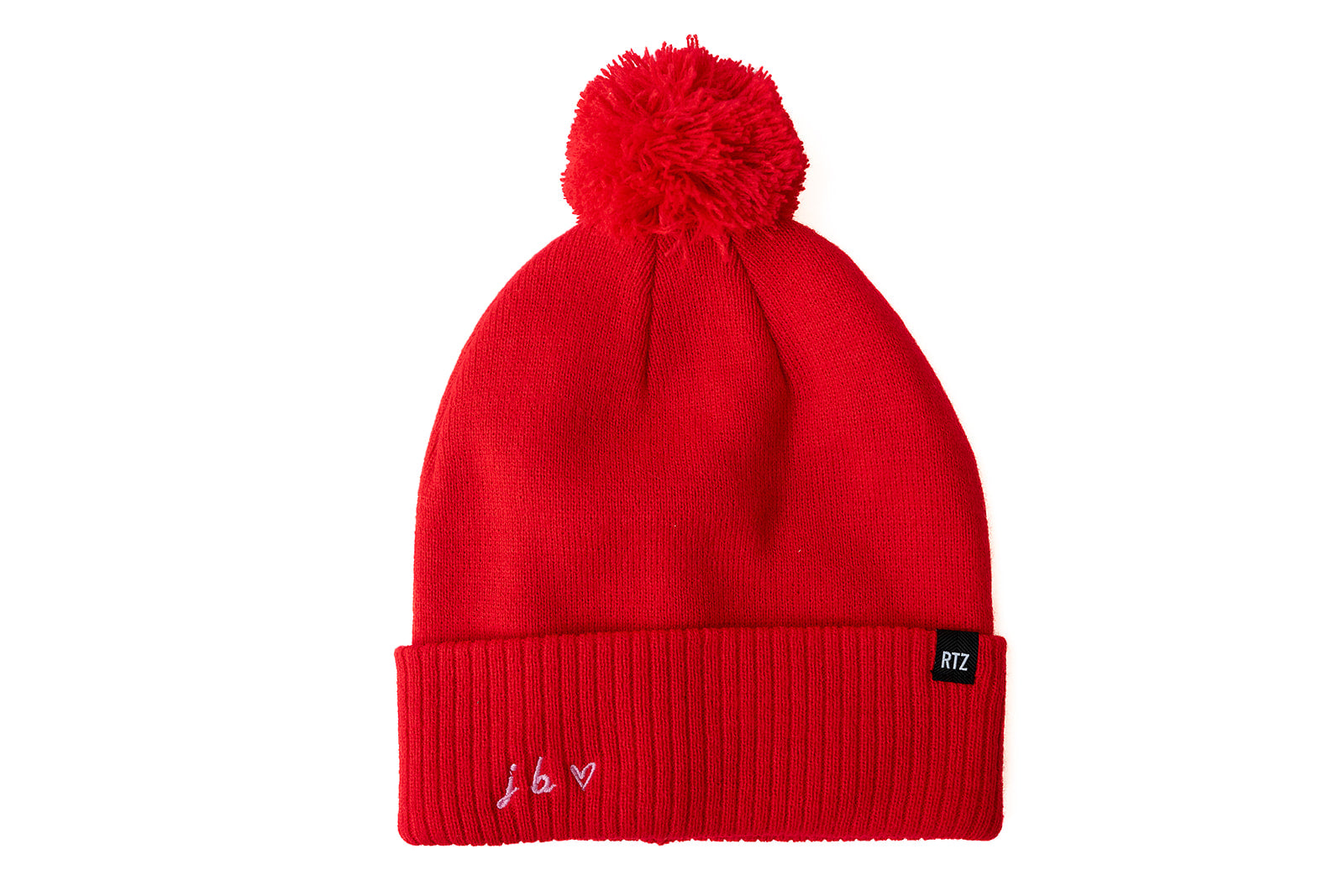 Custom Text Wild Cherry Pom Pom Hat