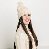 Custom Text Pom Pom Hat