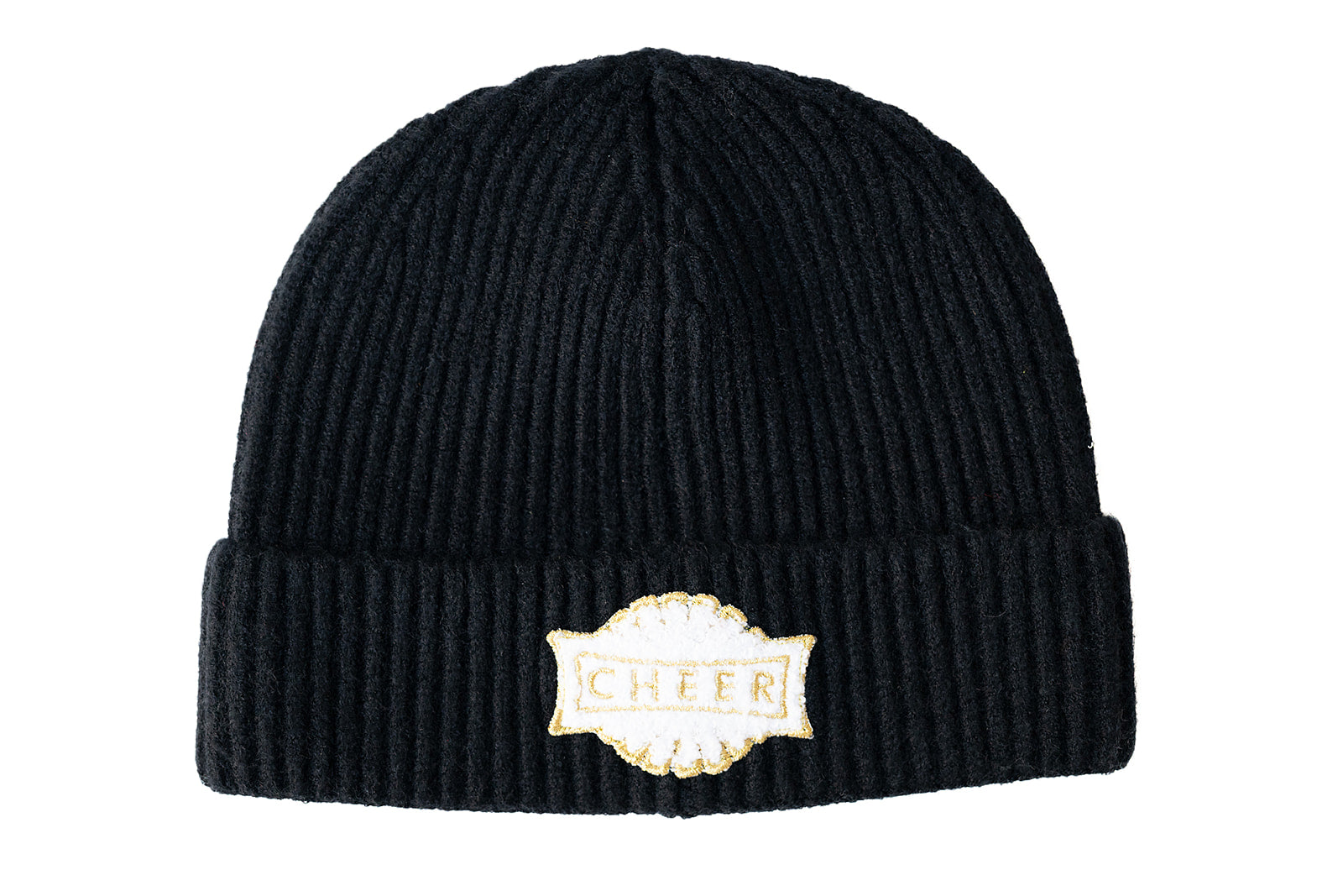 Black Terry Cheer Beanie