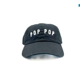 Pop Pop Baseball Hat (one line)