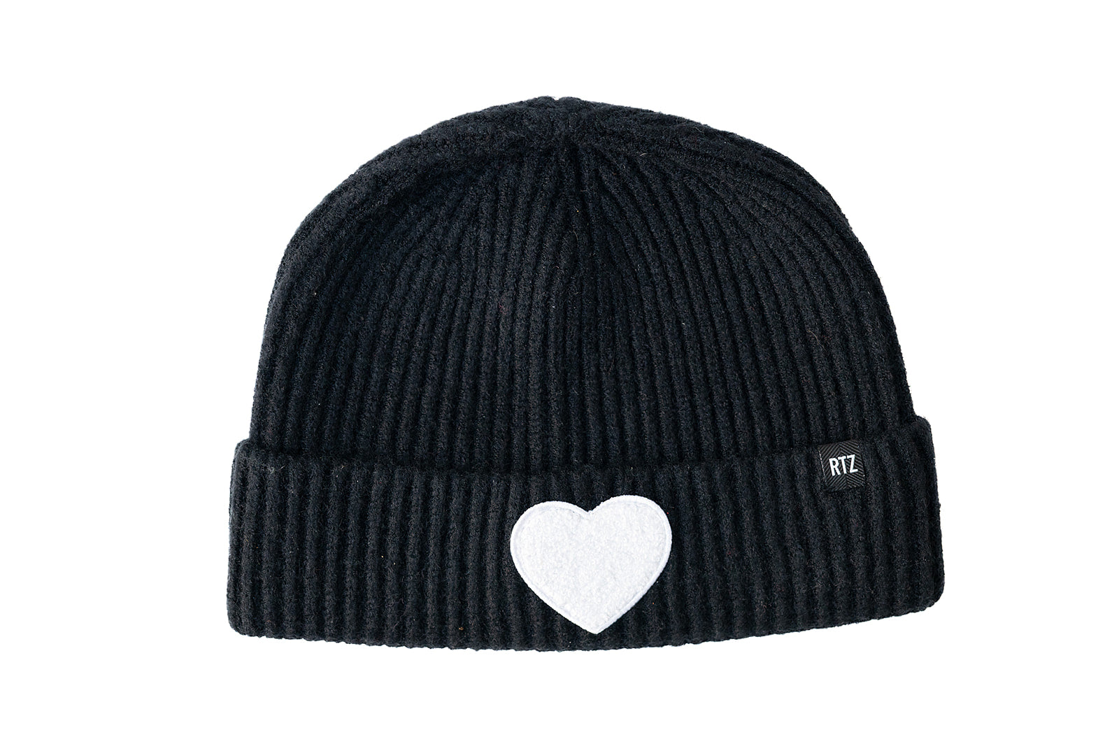 Terry Heart Patch Beanie