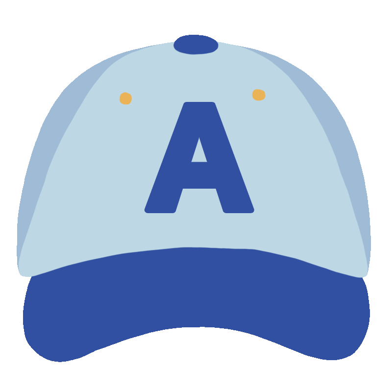 Select Baseball Hat Letter