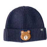 Teddy Bear Patch Beanie
