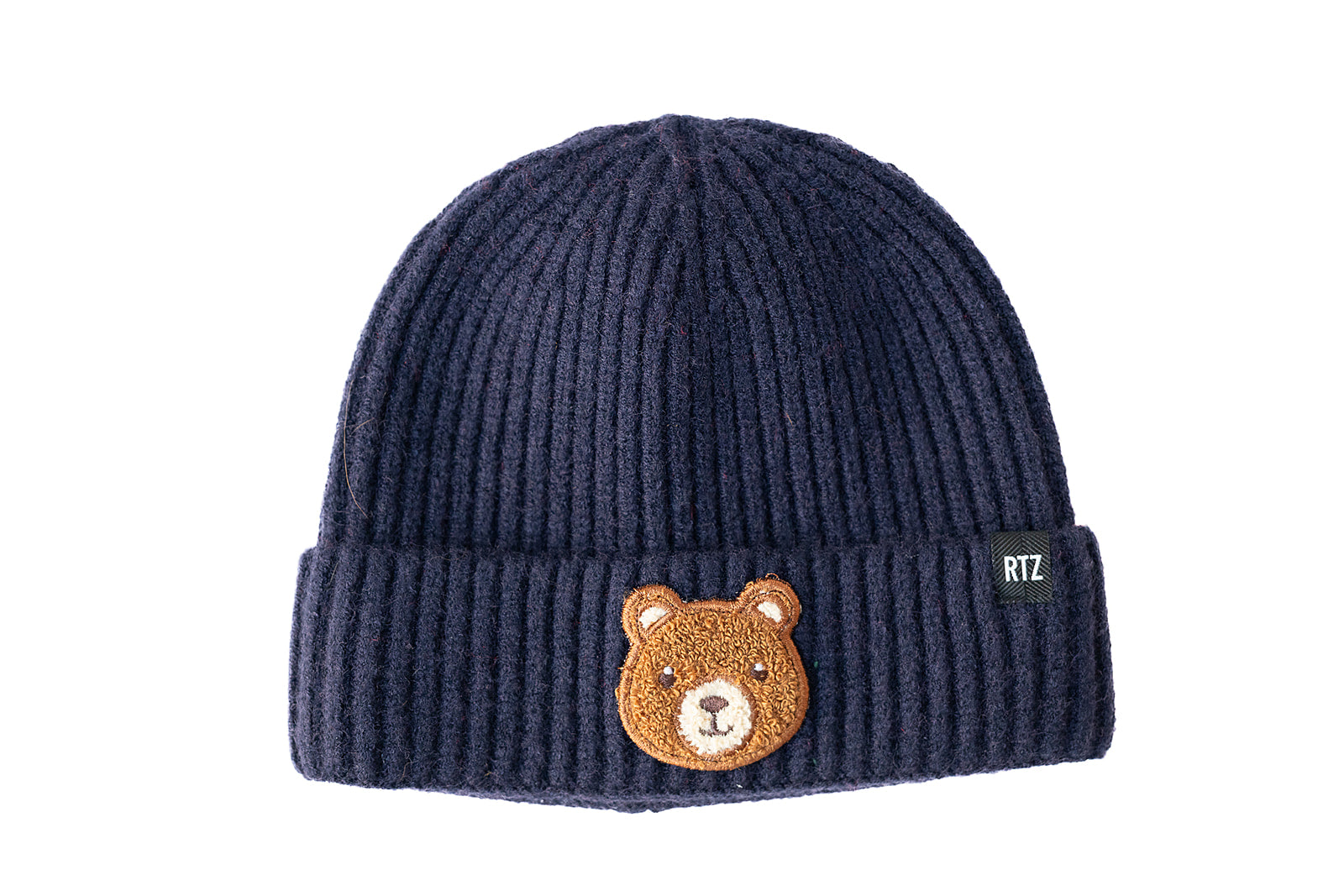 Teddy Bear Patch Beanie