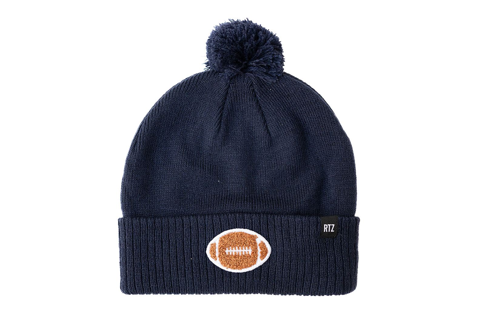 Football Patch Pom Pom