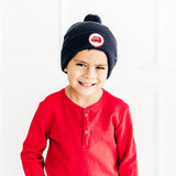 Firetruck Patch Pom Pom Hat