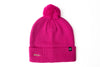 Custom Text Hot Pink Pom Pom Hat