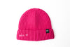 Custom Text Magenta Beanie