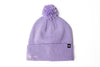 Custom Text Purple Pom Pom Hat