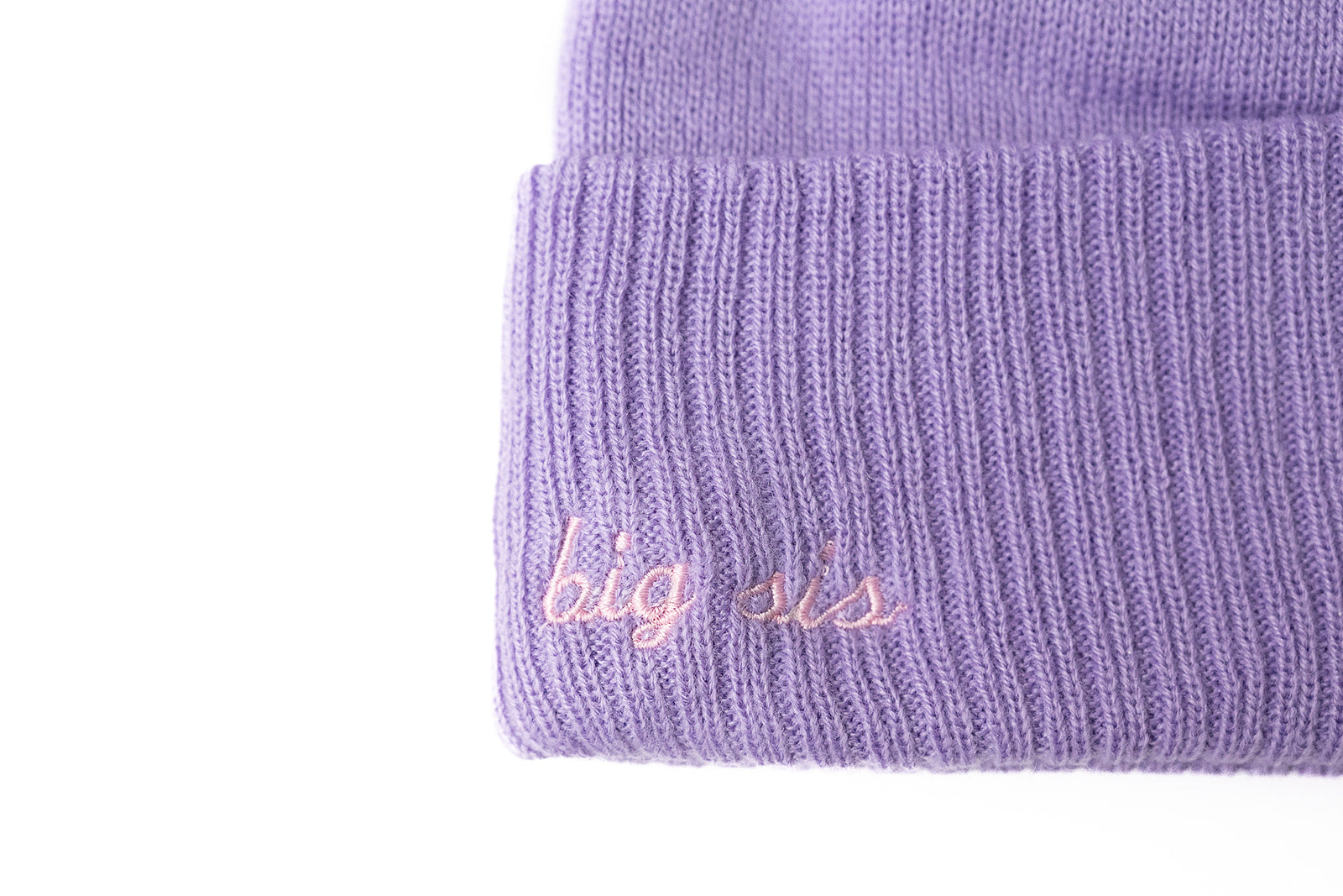 Custom Text Spearmint Pom Pom Hat