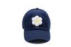 Navy Terry Flower Hat