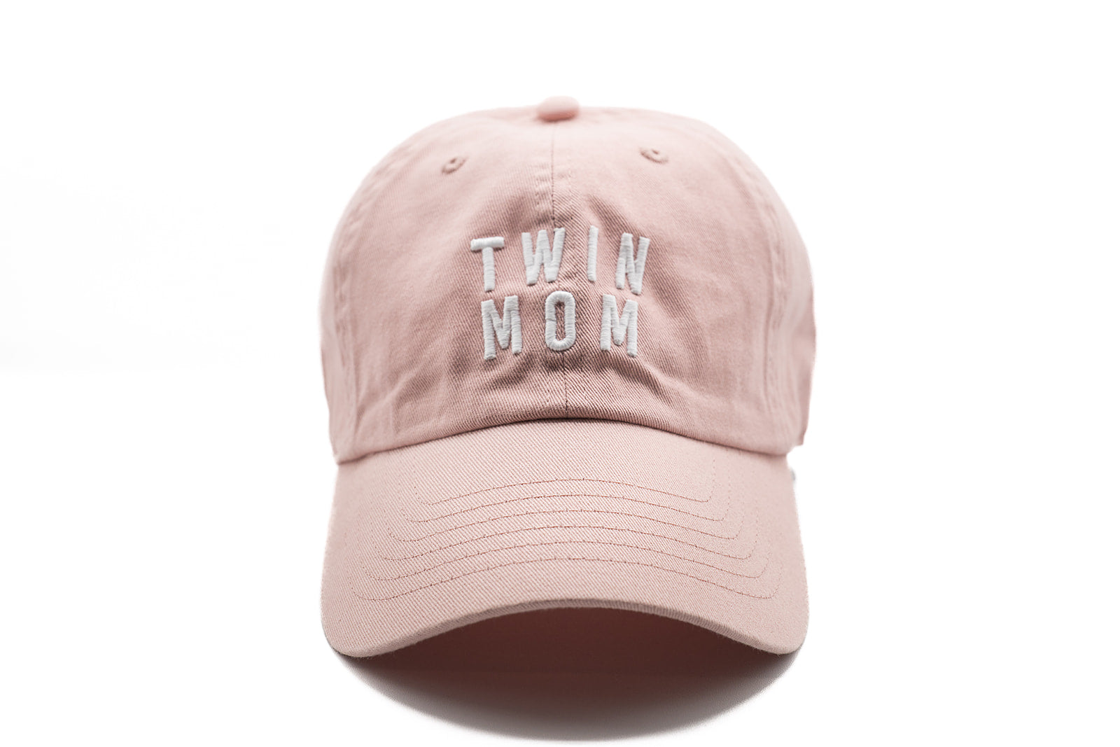 Dusty Rose Twin Mom Hat