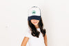 Navy &amp; White Foam Trucker Tractor Hat