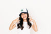 Navy &amp; White Foam Trucker Tractor Hat