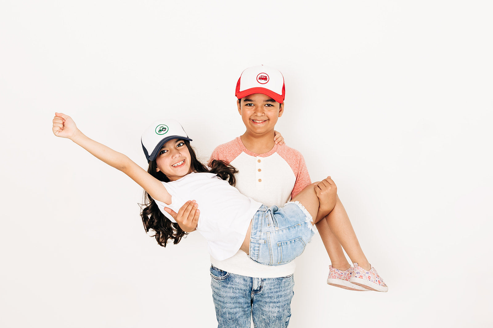 Firetruck Patch Foam Trucker Hat