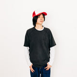 Red & White Letter Trucker Hat