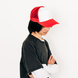 Red & White Letter Trucker Hat